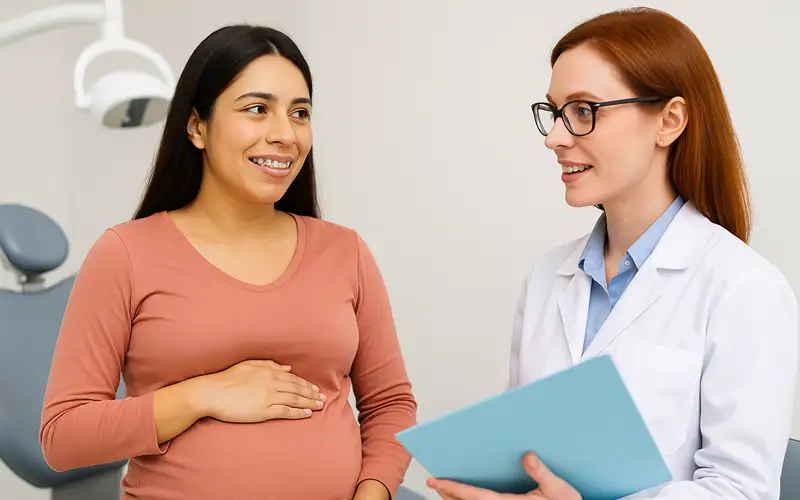 اهمیت انتخاب ارتودنتیست آگاه به شرایط بارداری