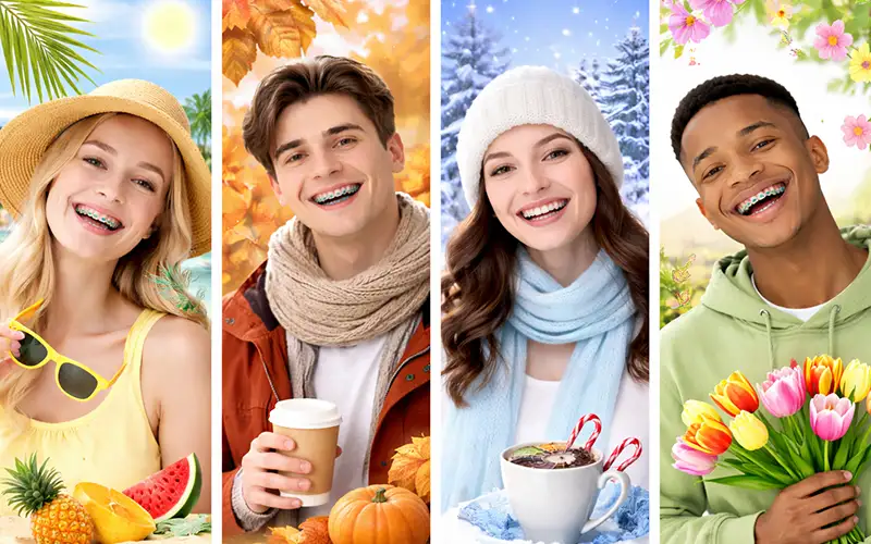 بریس‌های رنگی و استایل شخصی