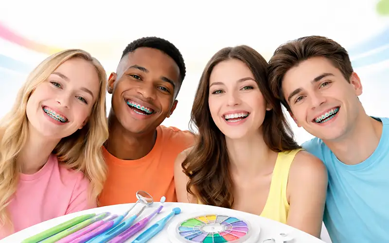 بریس‌های رنگی و استایل شخصی